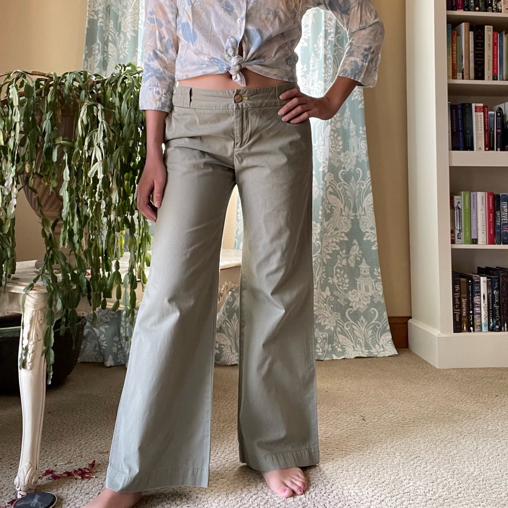 GAP Olive Green Boot Cut Pants